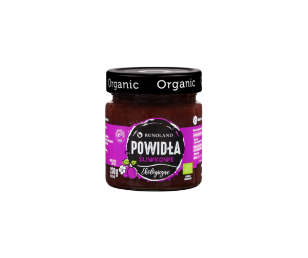Ekologiczne Powidła Śliwkowe, 230 g- Runoland