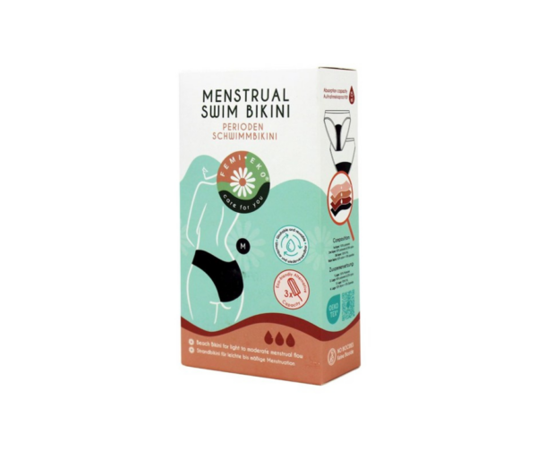 Majtki kąpielowe menstruacyjne model Maja rozmiar M- Femi.eko