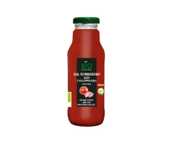 Sok pomidorowy z solą himalajską 100% 300 ml Bio- BioNaturo