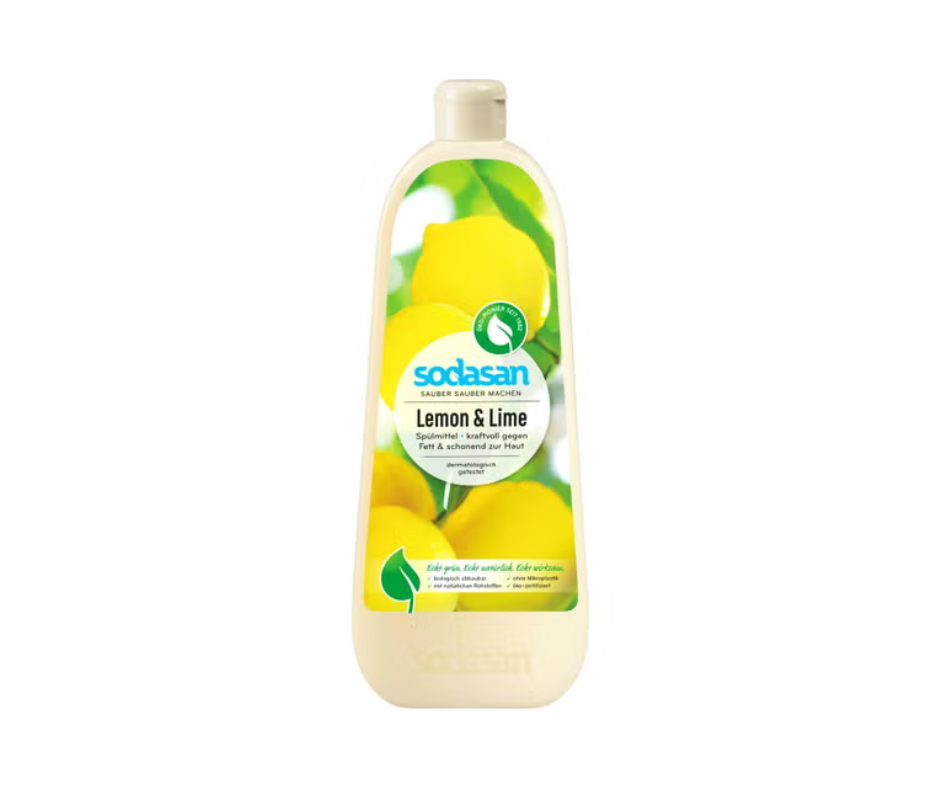 Płyn do zmywania naczyń Cytryna i limonka, 1 l- Sodasan