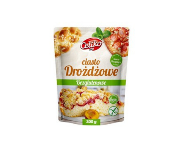 Mieszanka do wypieku ciasta drożdżowego bezglutenowa 200 g- Celiko