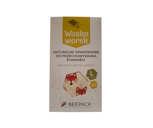 WOSKOWOREK L (large size) LISKI 23x32 cm -Beepack