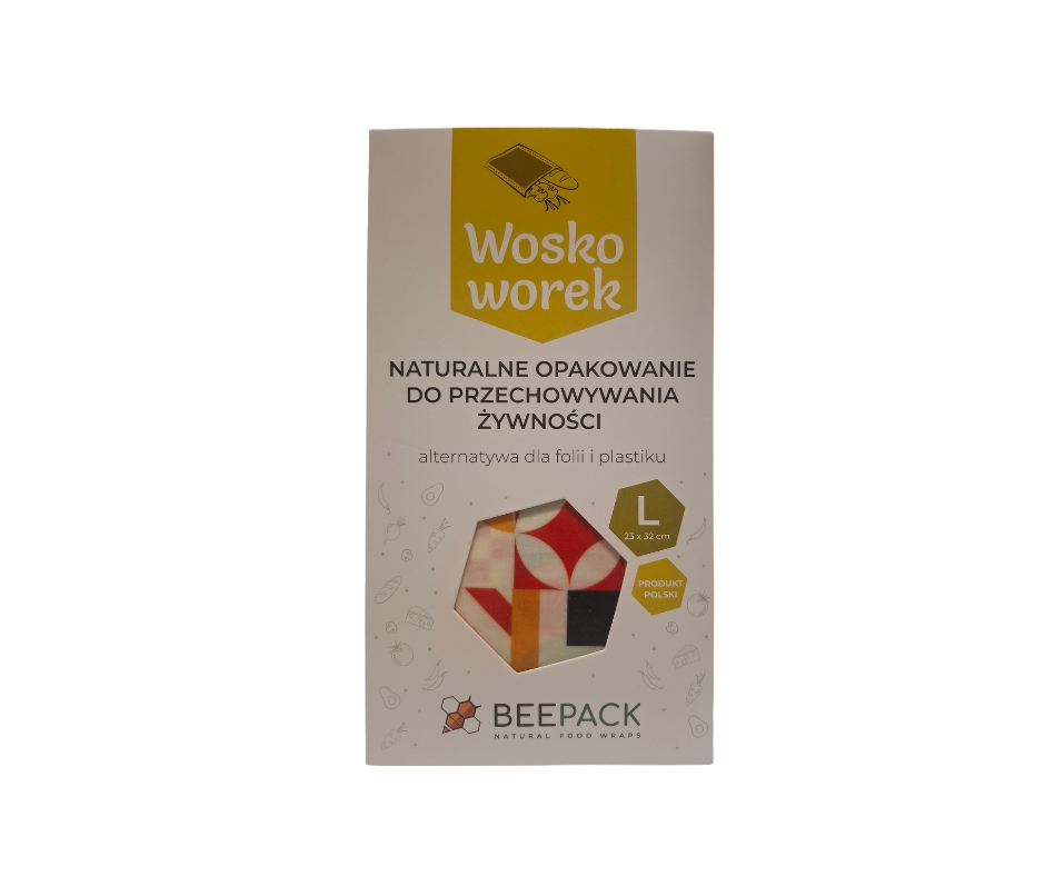 WOSKOWOREK L (large size) GEOMETRIA 23x32 cm -Beepack