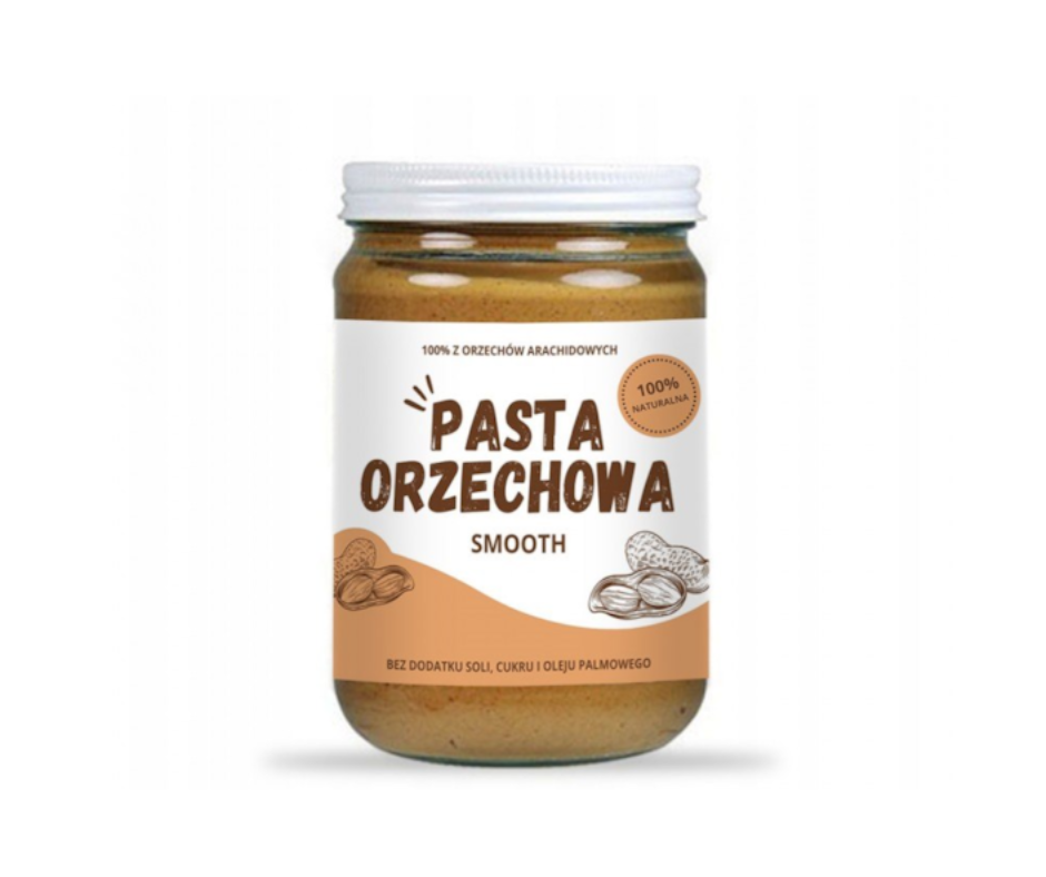 Pasta orzechowa smooth 500g- Sunplant