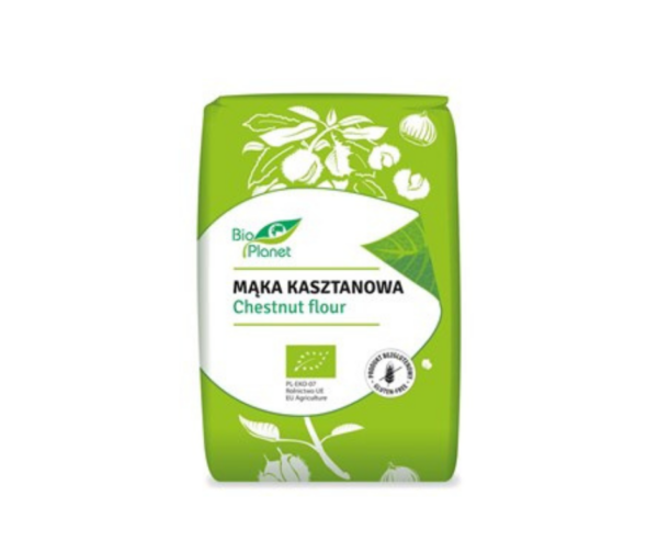 Mąka kasztanowa bezglutenowa bio 400g- Bio Planet
