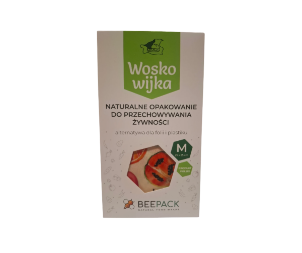 Woskowijka M (medium size) OWOCE 25x25 cm -Beepack
