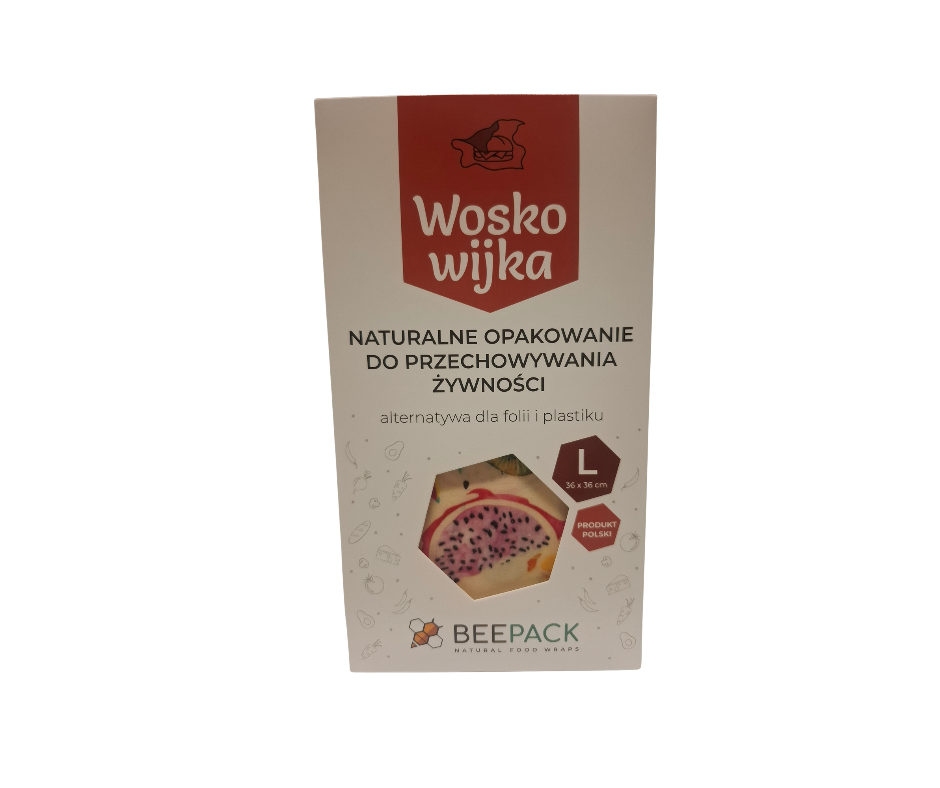 Woskowijka L (large size) OWOCE 36x36 cm -Beepack