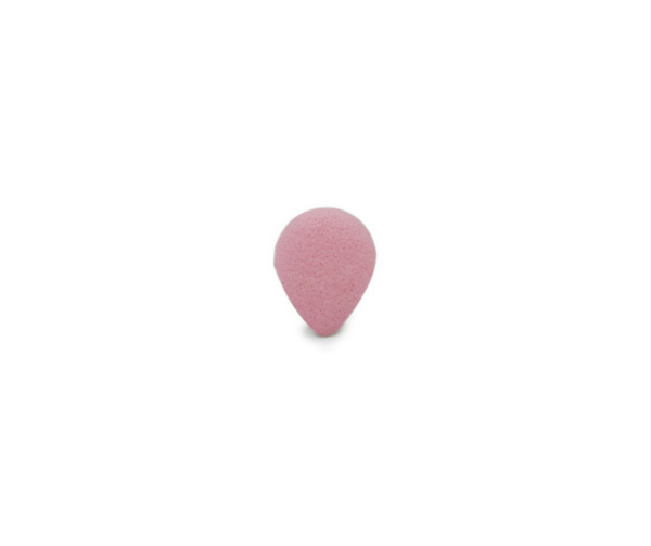 Gąbka Konjac do twarzy, Kropla Wody, Różana, aż 8,5 x 7 cm, Bebevisa