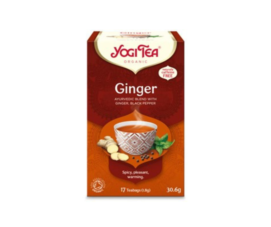 Herbatka imbirowa (GINGER) BIO (17 x 1,8 g) 30,6 g - Yogi tea