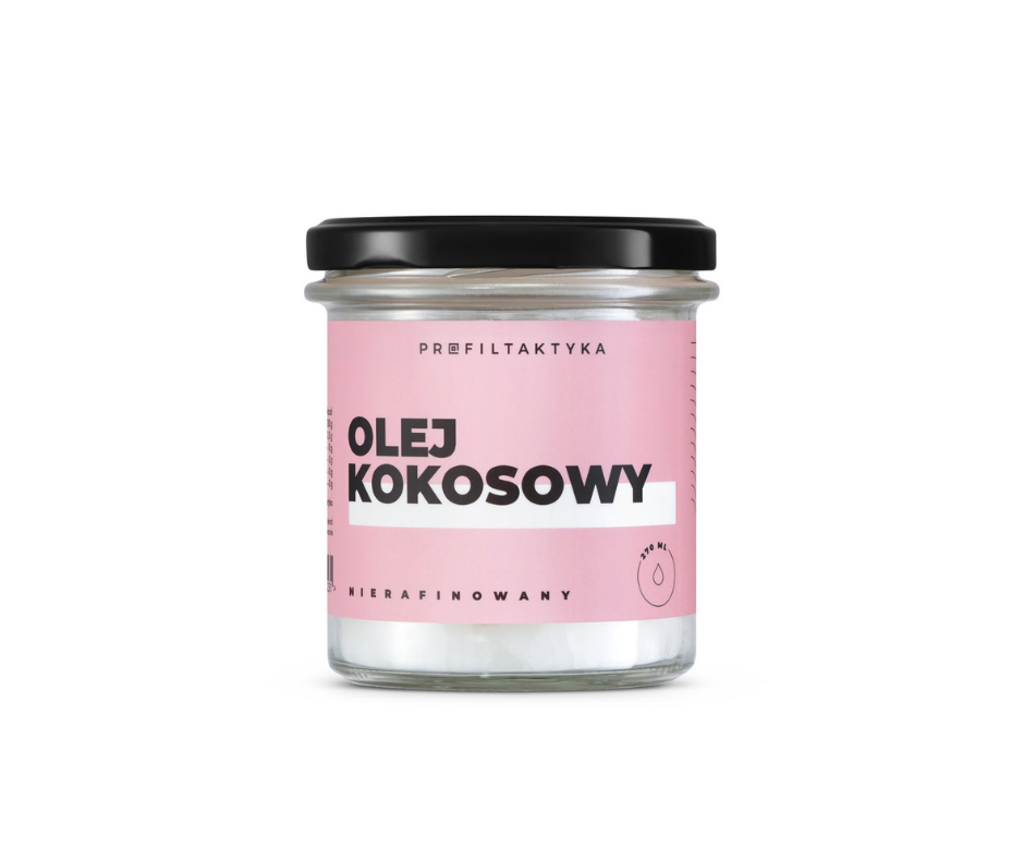 Olej kokosowy nierafinowany 270ml- Profiltaktyka