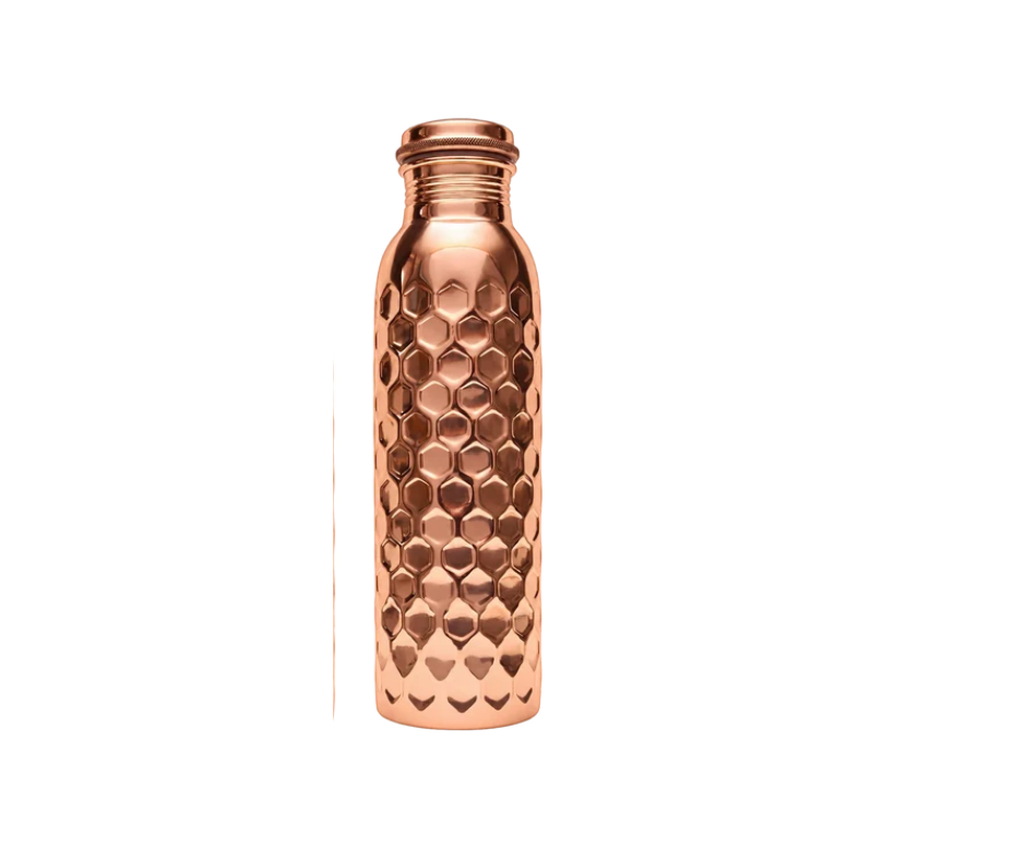 Butelka miedziana na wodę Diamond 950 ml- Sattva