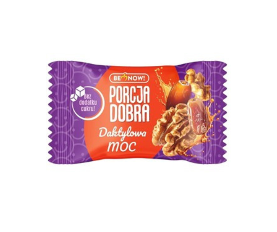 Przekąska daktylowo-orzechowa z karobem bez dodatku cukrów 20 g- Porcja Dobra