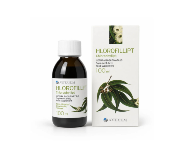 Chlorofillipt płyn (ekstrakt chlorofilu eukaliptusa) 100ml Hlorofilipt