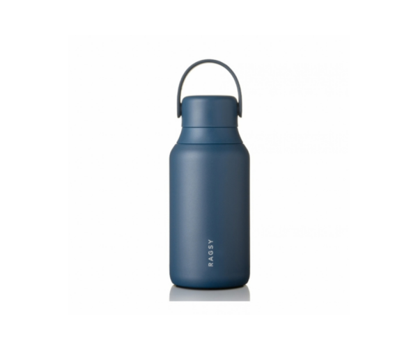 Butelka termiczna z ceramicznym wnętrzem, MOSHI - Ink Blue, 350 ml, Ragsy